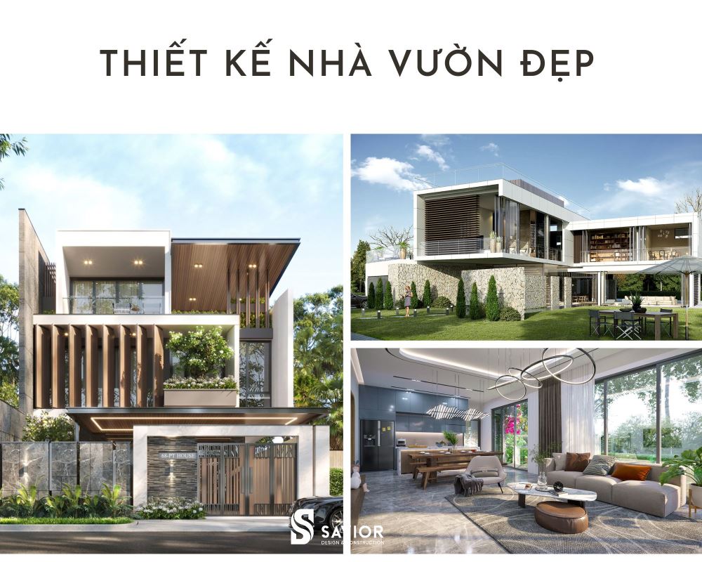 thiet ke nha vuon dep