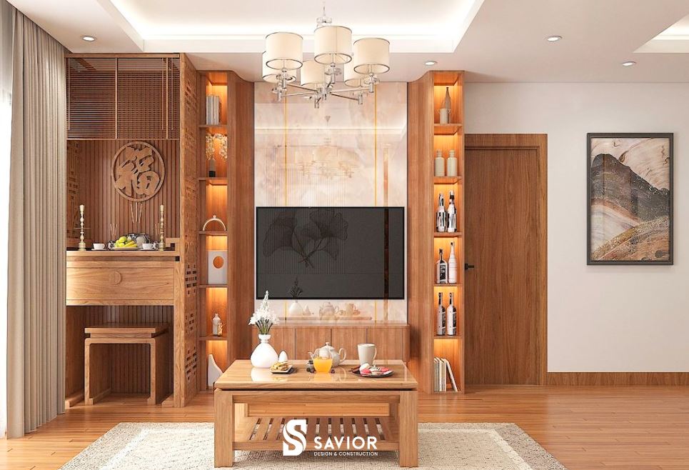 Mẫu tiết kế nội thất chung cư có 3 phòng ngủ