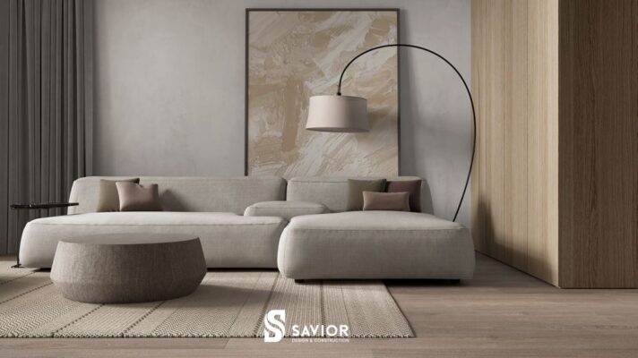 trang tri phong khach don gian dep