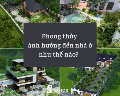 Phong thủy biệt thự nhà vườn hiện đại