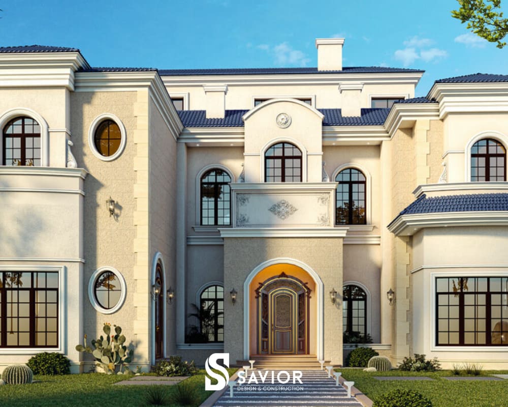 Mẫu nhà biệt thự thiết kế phong cách Châu Âu 