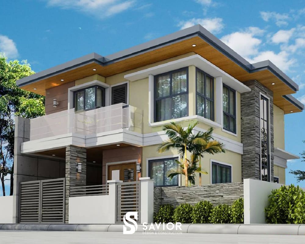 Thiết kế biệt thự với phong cách hiện đại