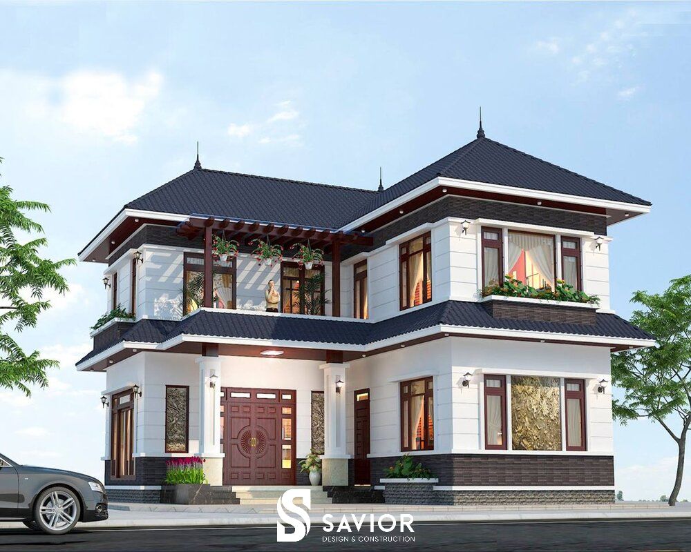 20+ mẫu thiết kế nhà hai tầng hiện đại giá chỉ từ 300 triệu 12 Nhà 2 tầng chữ L hiện đại dẫn đầu xu hướng