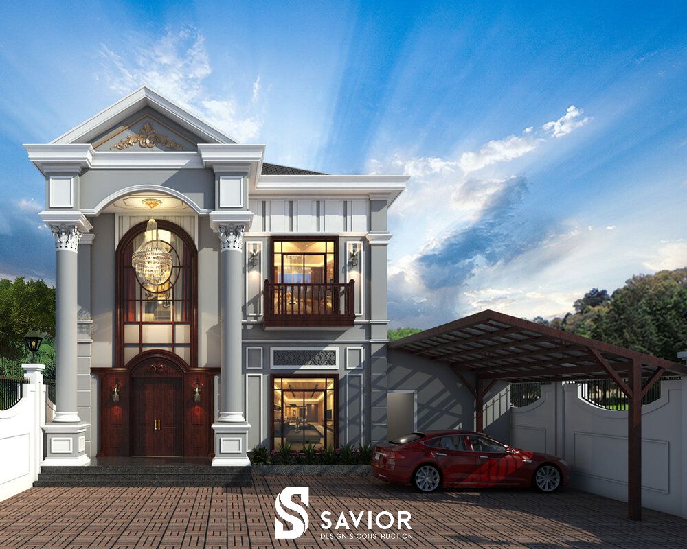 20+ mẫu thiết kế nhà hai tầng hiện đại giá chỉ từ 300 triệu 4 Mẫu nhà 2 tầng đẹp hiện đại nông thôn