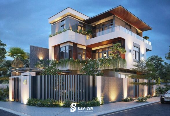 Mẫu nhà biệt thự hiện đại