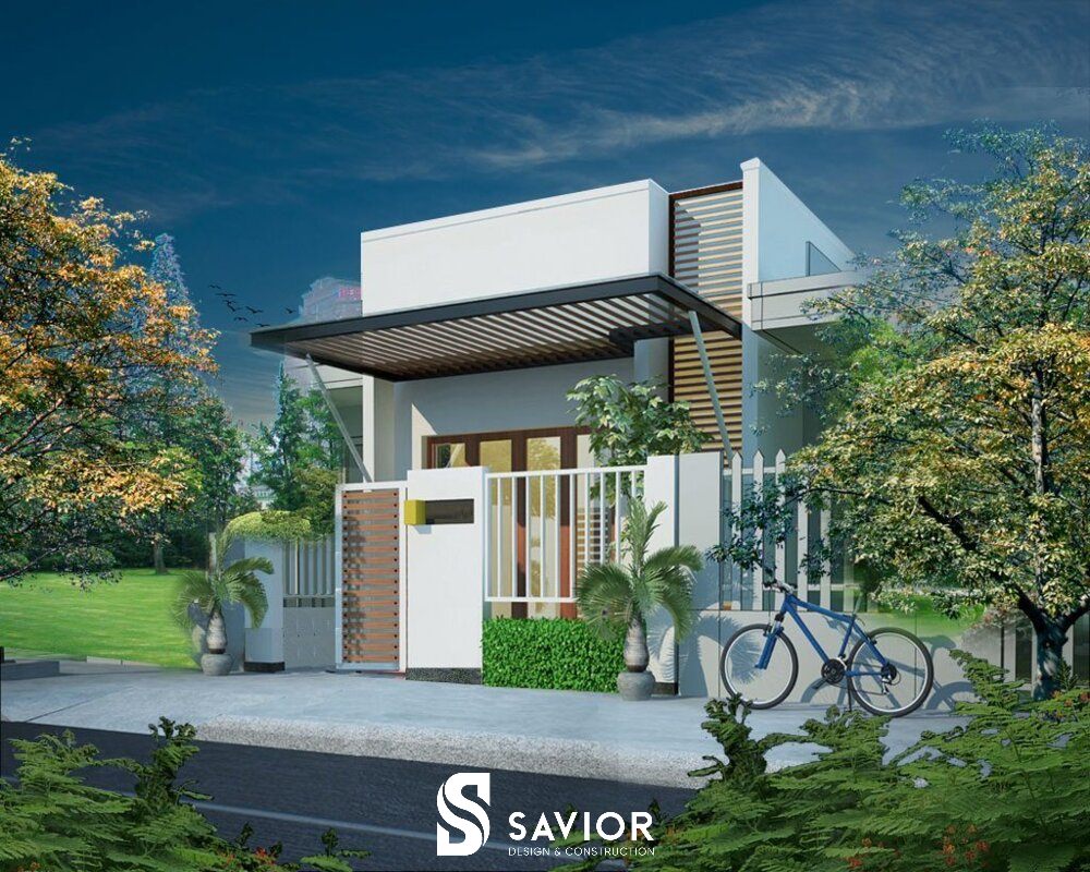 Nhà cấp 4 mái bằng 1 tầng trệt đẹp