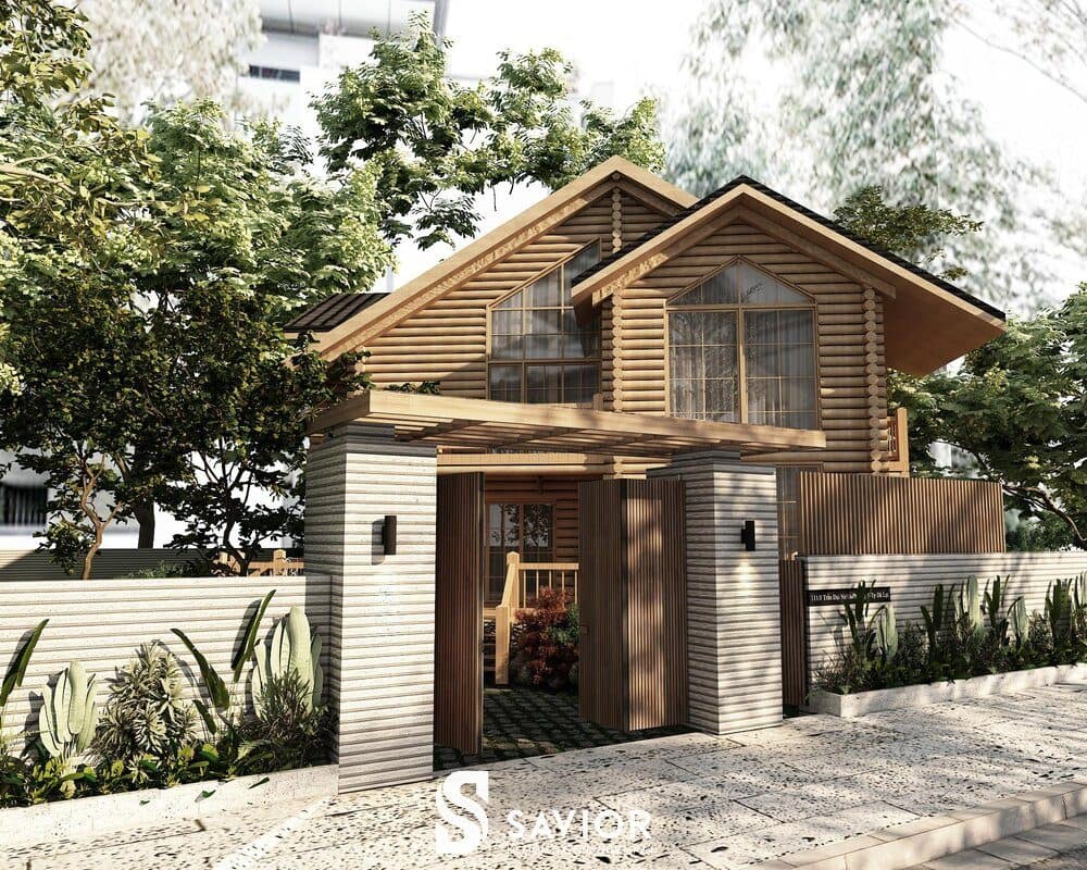 Cuốn hút trước vẻ đẹp của thiết kế nhà gỗ phong cách Châu u