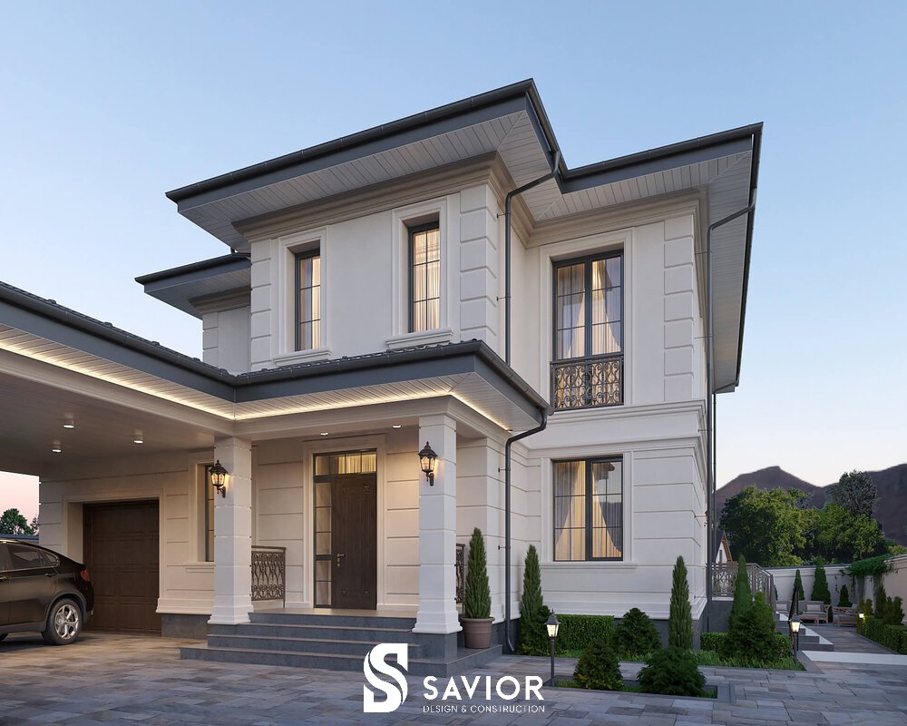 Nhà lệch tầng là gì? 15 Mẫu nhà lệch tầng hiện đại không nên bỏ qua 8 Nhà lệch tầng có gara ô tô hiện đại