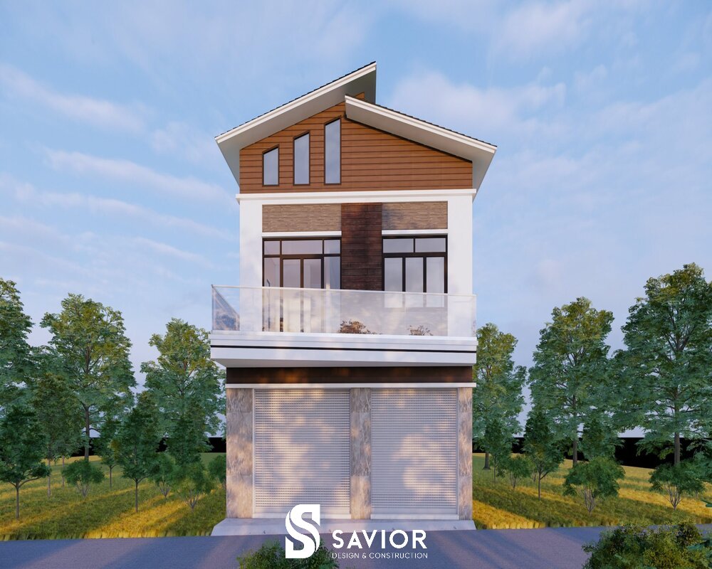 Nhà lệch tầng là gì? 15 Mẫu nhà lệch tầng hiện đại không nên bỏ qua 3 Thiết kế nhà lệch tầng mái chéo sang trọng, độc đáo