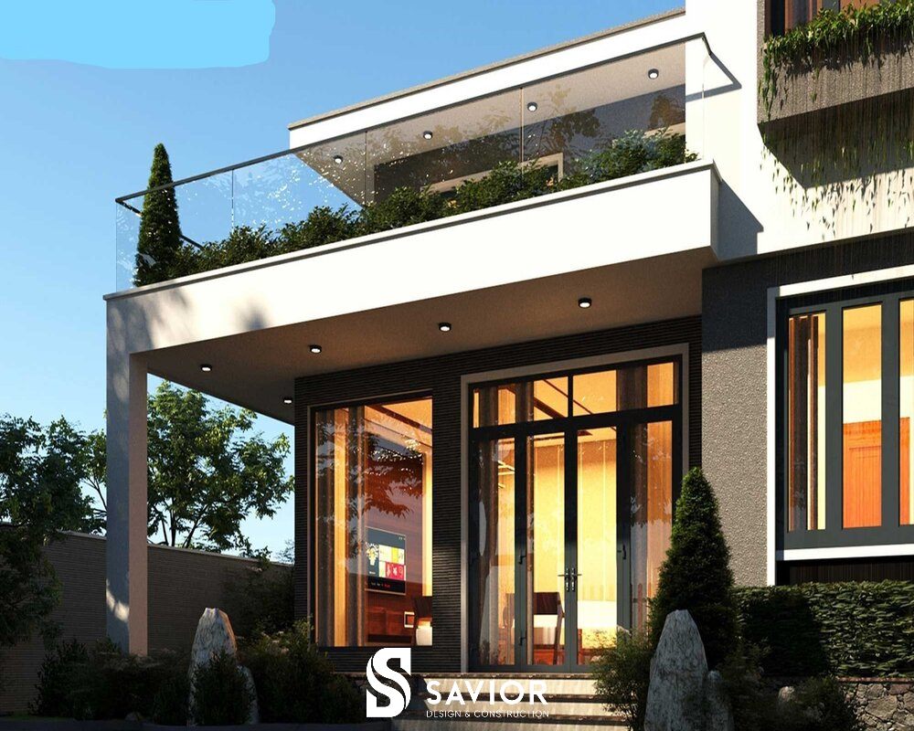 Thiết kế nhà mái bằng hiện đại tiết kiệm chi phí