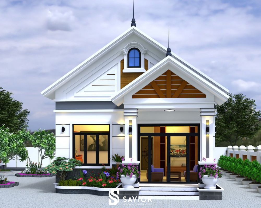 Nhà mái Thái cấp 4 đầy đủ, tiện nghi