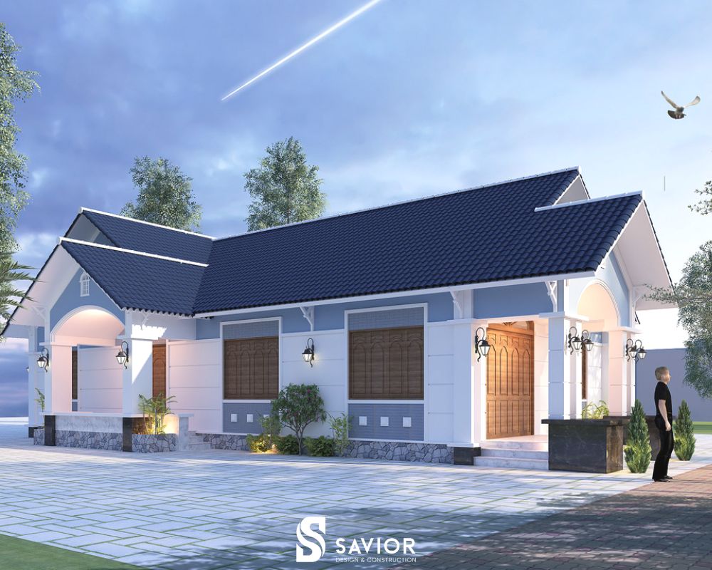 Nhà mái Thái chữ L