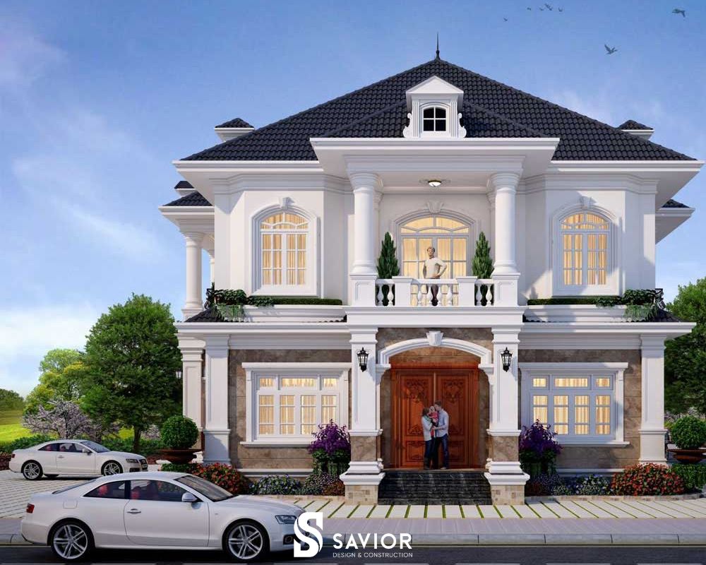 Tổng hợp thiết kế nhà phố mặt tiền 7m hiện đại, đa công năng 4 Mẫu mặt tiền nhà phố hiện đại được nhiều gia đình yêu thích đó chính là biệt thự tân cổ điển, mái thái