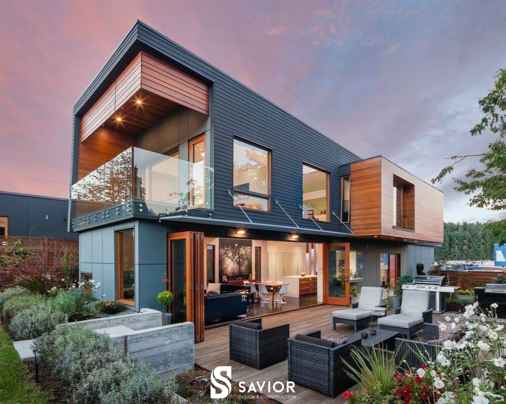 Tổng hợp thiết kế nhà phố mặt tiền 7m hiện đại, đa công năng 15 Nhà phố mặt tiền 7m không gian mở giúp không gian thoáng đãng hơn