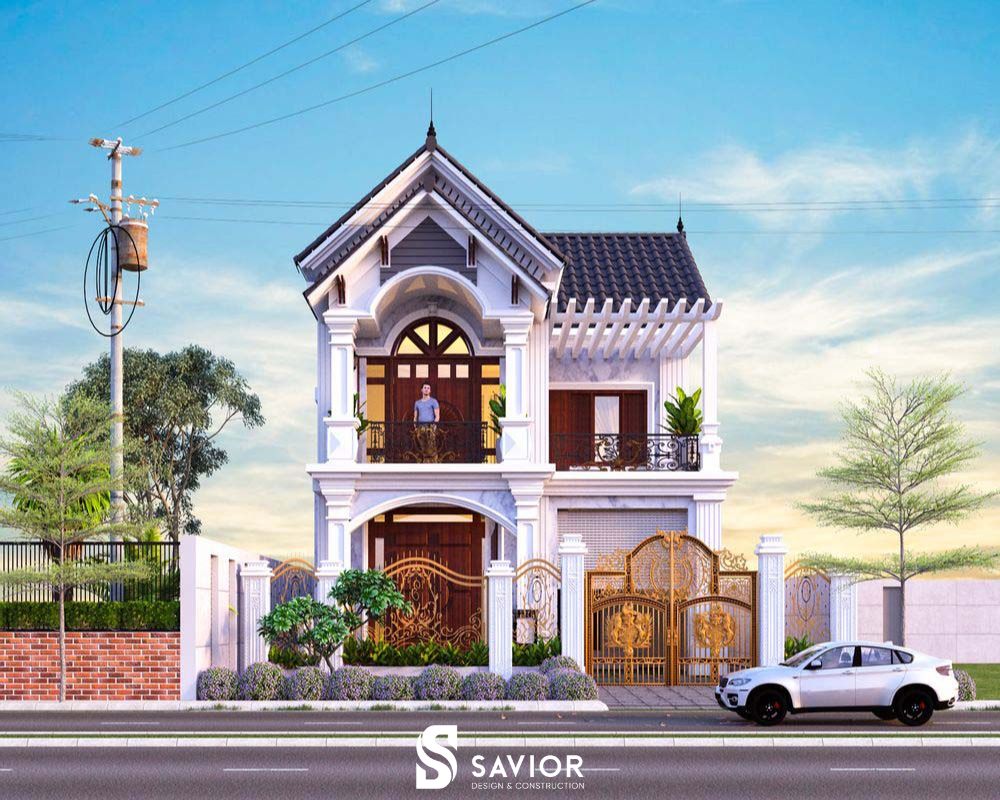 Tổng hợp thiết kế nhà phố mặt tiền 7m hiện đại, đa công năng 2 Nhà mặt tiền hiện đại tân cổ điển là không gian lý tưởng để sinh hoạt và nghỉ dưỡng