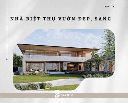 Mẫu nhà biệt thự vườn đẹp