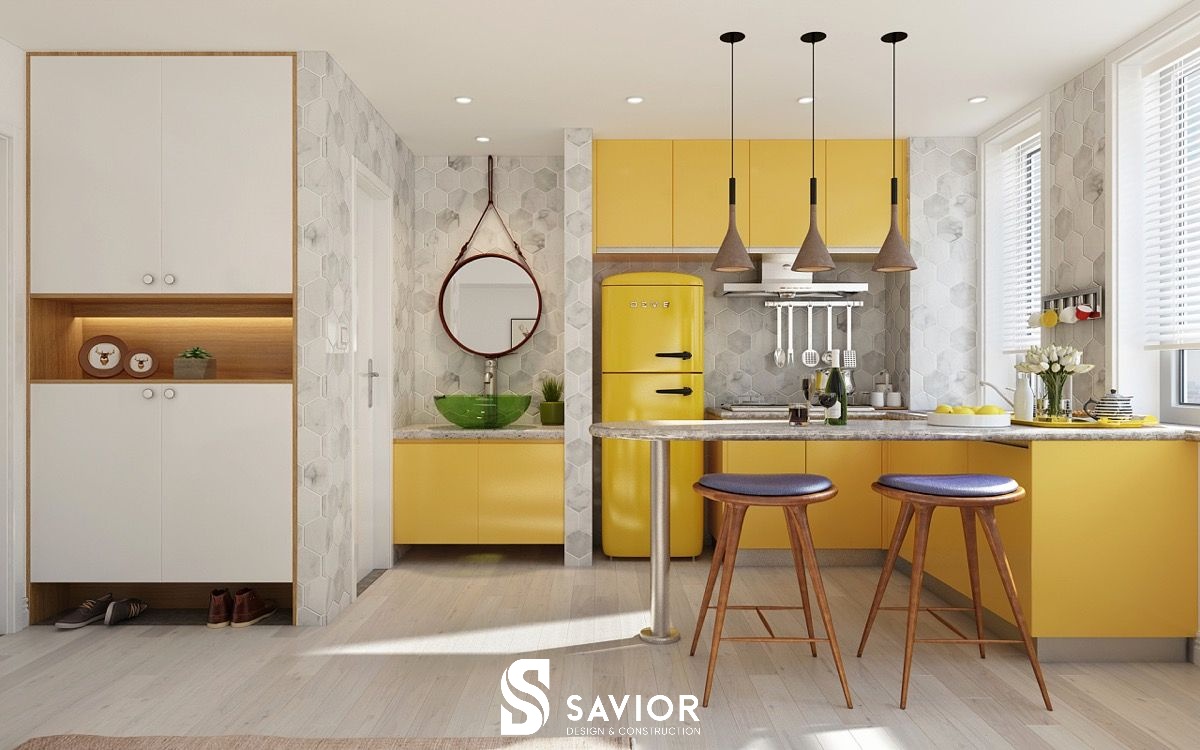 TOP 20 mẫu thiết kế nhà bếp hiện đại, hợp phong thuỷ - Cập nhật 2023 6 Thiết kế phòng bếp nhỏ hẹp dành cho căn hộ chung cư