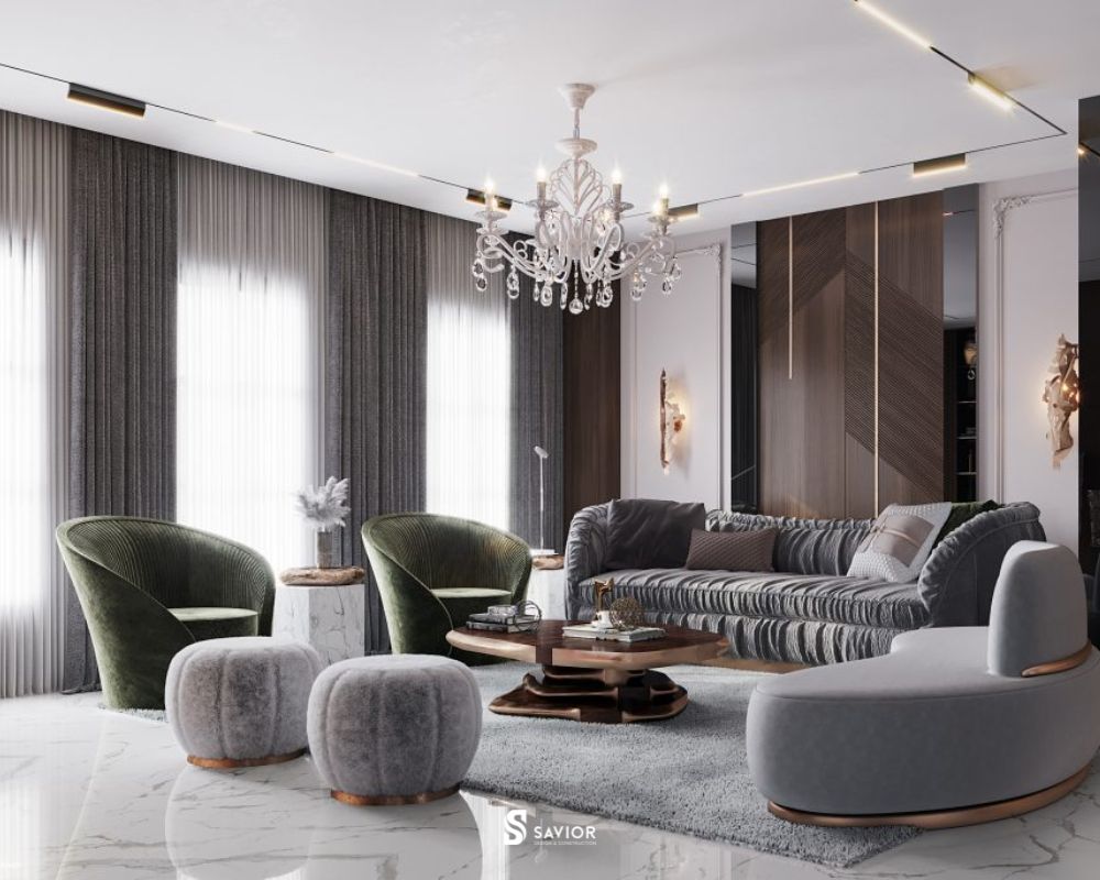 Nằm lòng 7 nguyên tắc "bất dịch" khi thiết kế nội thất biệt thự cổ điển 9 Bố trí và sắp xếp căn phòng giúp tối ưu hóa công năng sử dụng