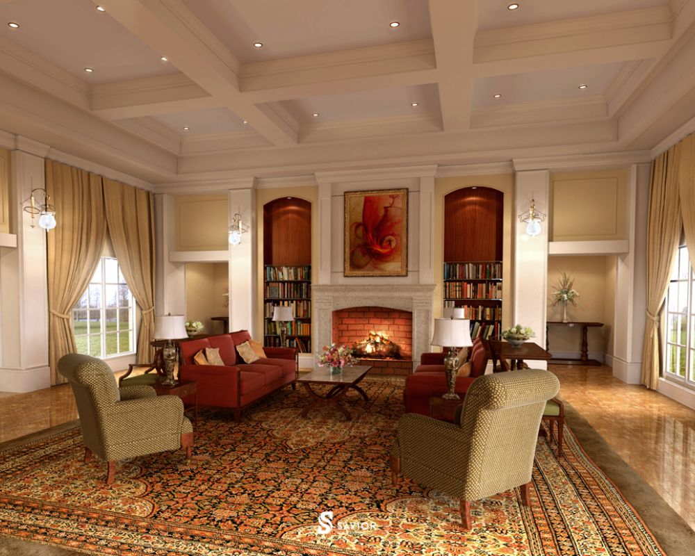 Nằm lòng 7 nguyên tắc "bất dịch" khi thiết kế nội thất biệt thự cổ điển 2 Nguyên tắc chú trọng vào các họa tiết trang trí nội thất