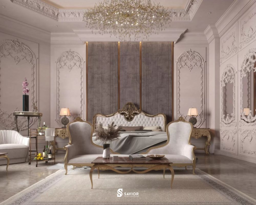 Nằm lòng 7 nguyên tắc "bất dịch" khi thiết kế nội thất biệt thự cổ điển 10 Chú trọng vào các chi tiết lớn sẽ tạo điểm nhấn cho ngôi nhà