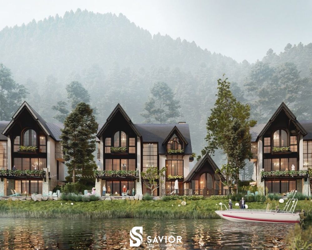 5 yếu tố tạo nên thiết kế nội thất biệt thự nghỉ dưỡng ấn tượng 9 Thiết kế nội thất biệt thự nghỉ dưỡng hiện đại, hòa mình cùng thiên nhiên, núi rừng