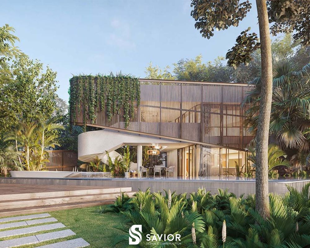 5 yếu tố tạo nên thiết kế nội thất biệt thự nghỉ dưỡng ấn tượng 14 Không gian nghỉ dưỡng đáng mơ ước của nhiều gia đình