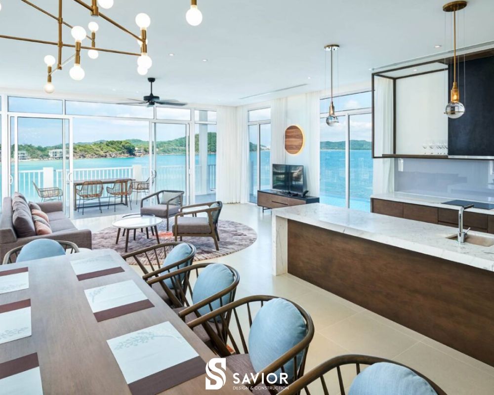 5 yếu tố tạo nên thiết kế nội thất biệt thự nghỉ dưỡng ấn tượng 4 Biệt thự nghỉ dưỡng mang đến không gian nghỉ ngơi thoải mái, thư giãn