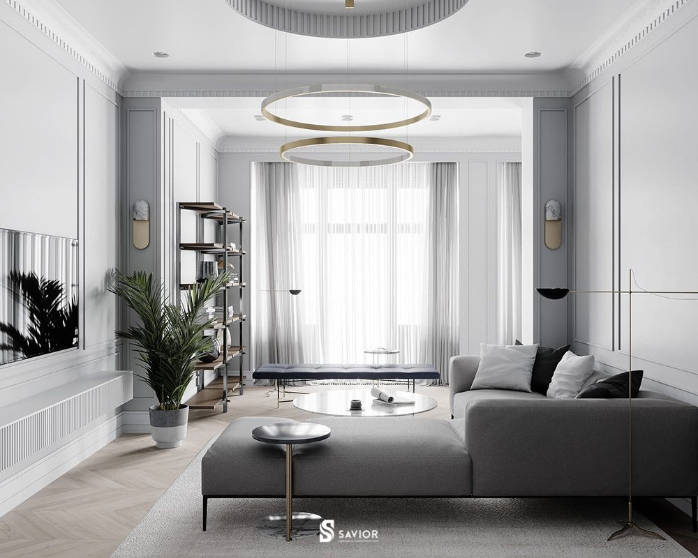 Chiêm ngưỡng 15 mẫu thiết kế nội thất biệt thự Vinhomes The Harmony đẹp nhất 12 Thiết kế nội thất biệt thự theo phong cách tối giản tại Vinhomes The Harmony