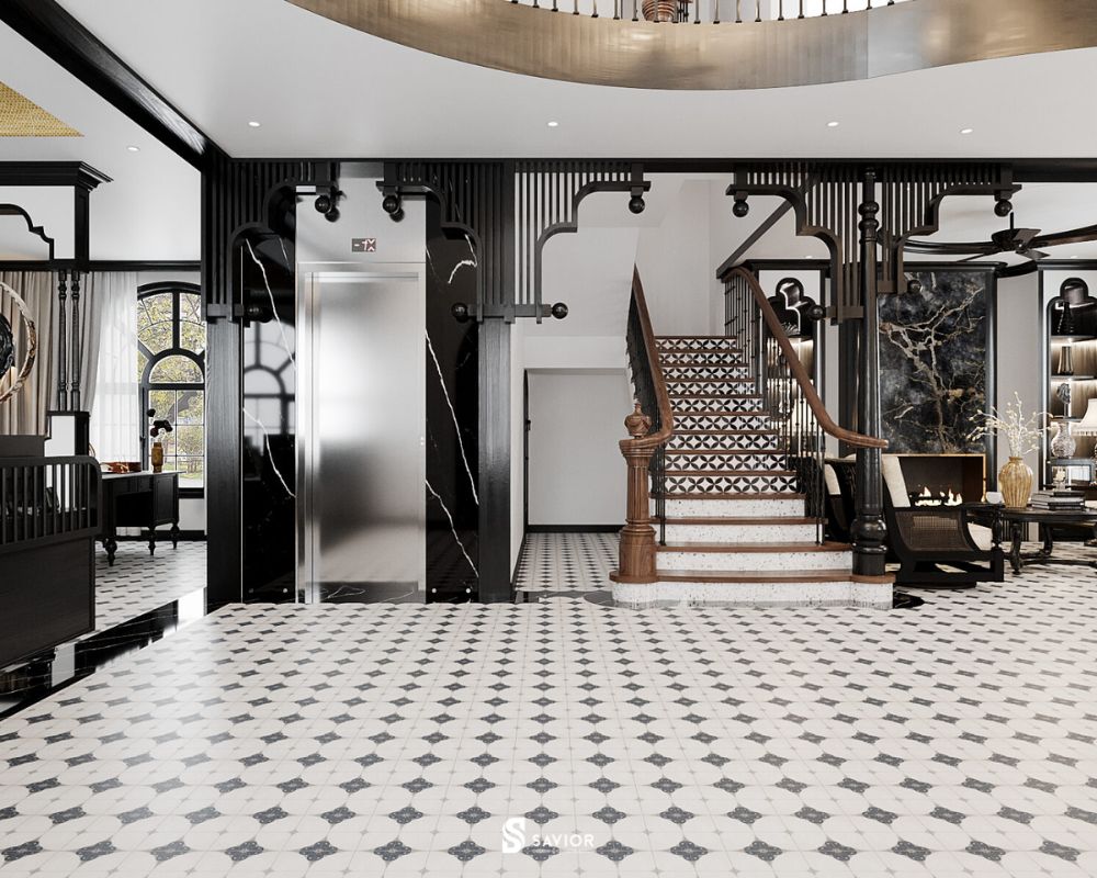 Chiêm ngưỡng 15 mẫu thiết kế nội thất biệt thự Vinhomes The Harmony đẹp nhất 4 Thiết kế nội thất nhà liền kề theo phong cách Indochine