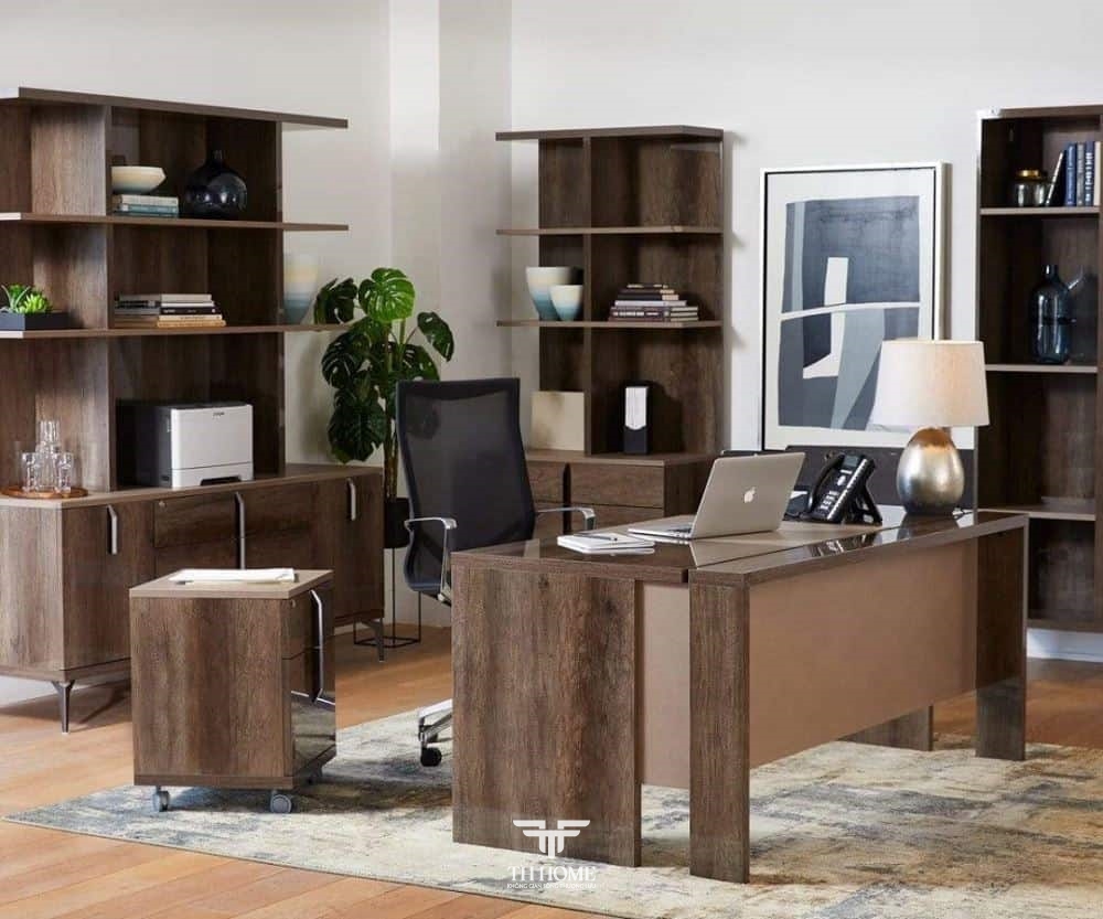 Top mẫu bàn làm việc gỗ óc chó hiện đại, ấn tượng 2024 3 Gỗ óc chó mang ý nghĩa phong thủy tài lộc, may mắn