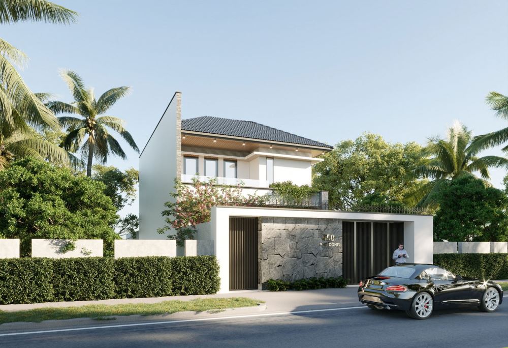 Mẫu biệt thự mái Nhật hiện đại không thể bỏ qua 2025