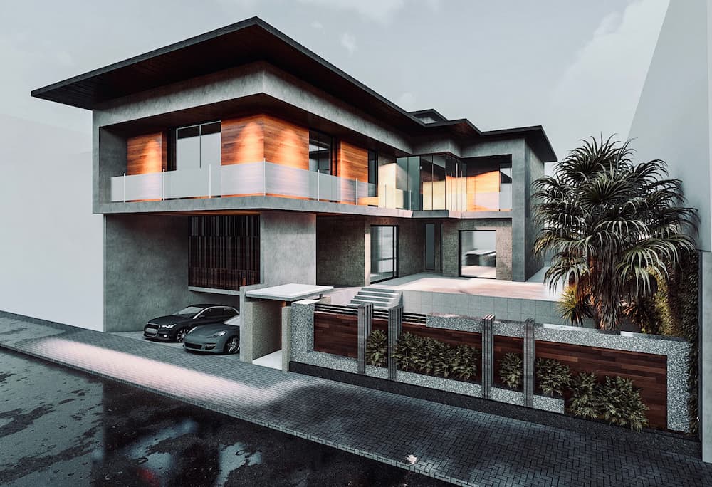 Biệt thự thiết kế mở, kết nối với tự nhiên mang đến không gian sống thư thái hơn